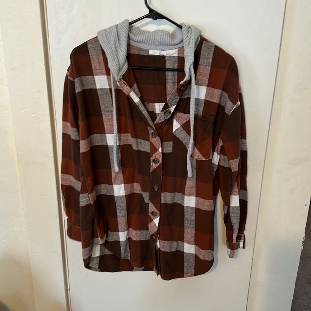 Hooded Plaid Flannel